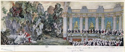 Jeanne Antoinette Poisson, Marquise de Pompadour and the Vicomte de Rohan Acting in the Opera 